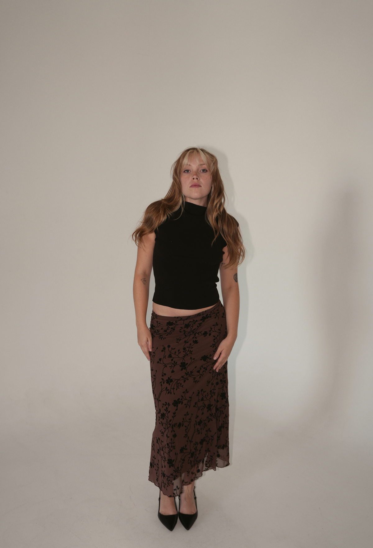 Lori Top Sleeveless Boatneck in Black