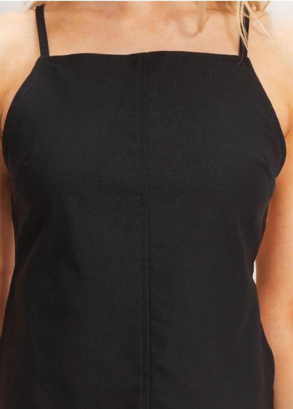 Backless Square Neck top and Skort Set