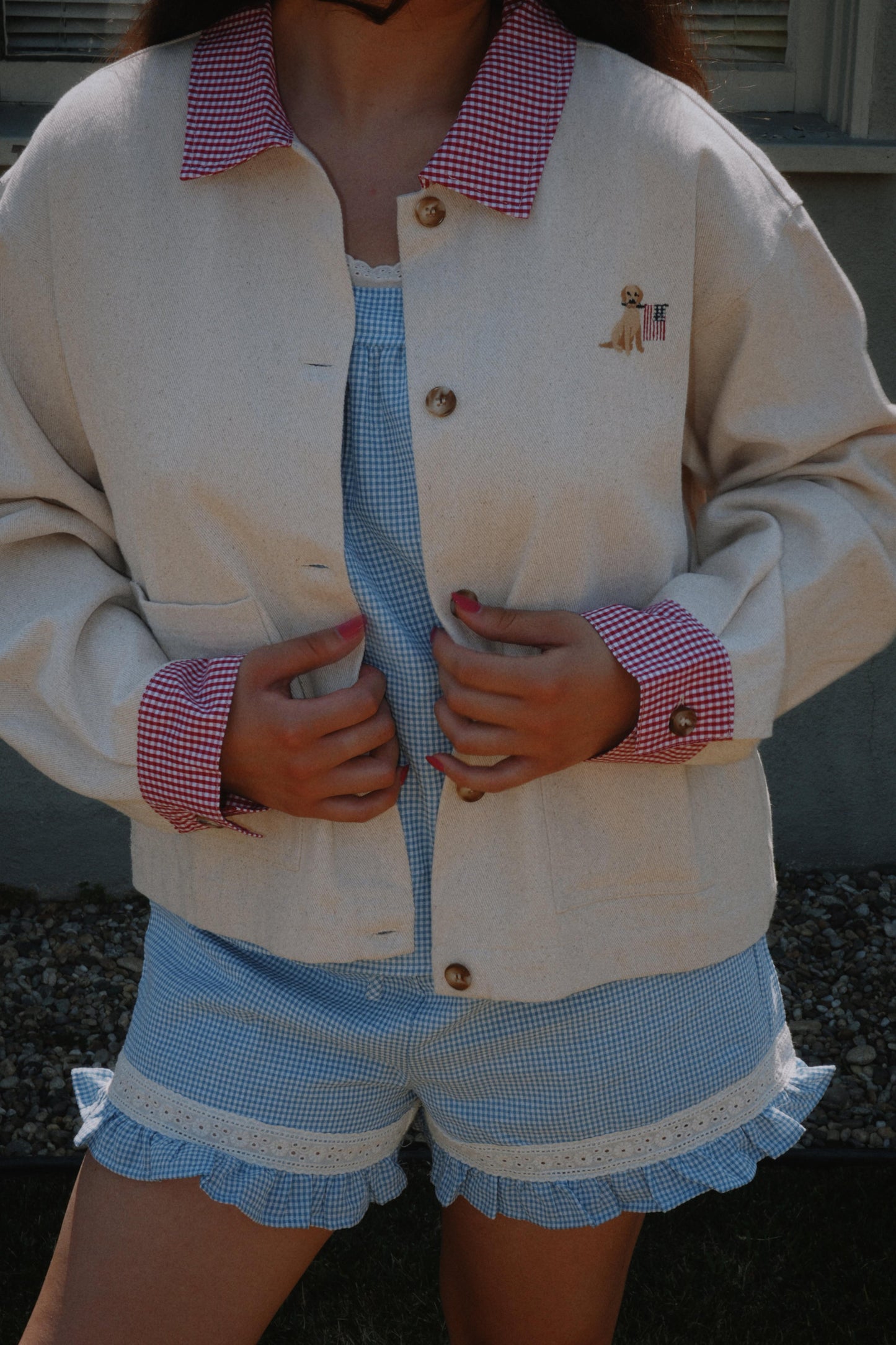 Blu Trucker Jacket