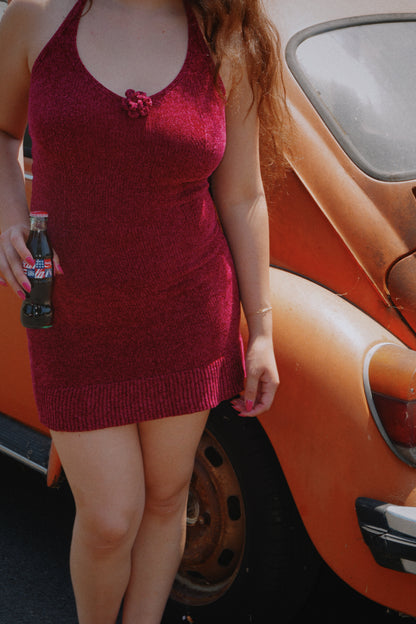 Cranberry Knit Dress