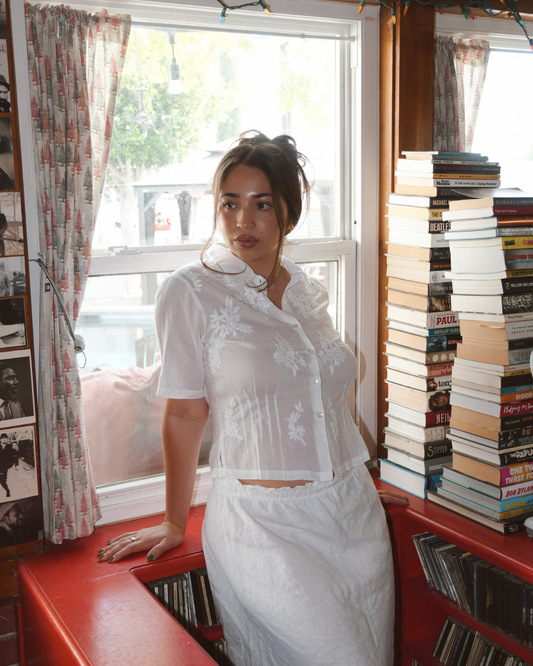 Athena Button-Up Blouse