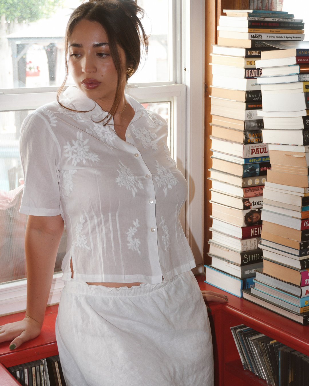 Athena Button-Up Blouse