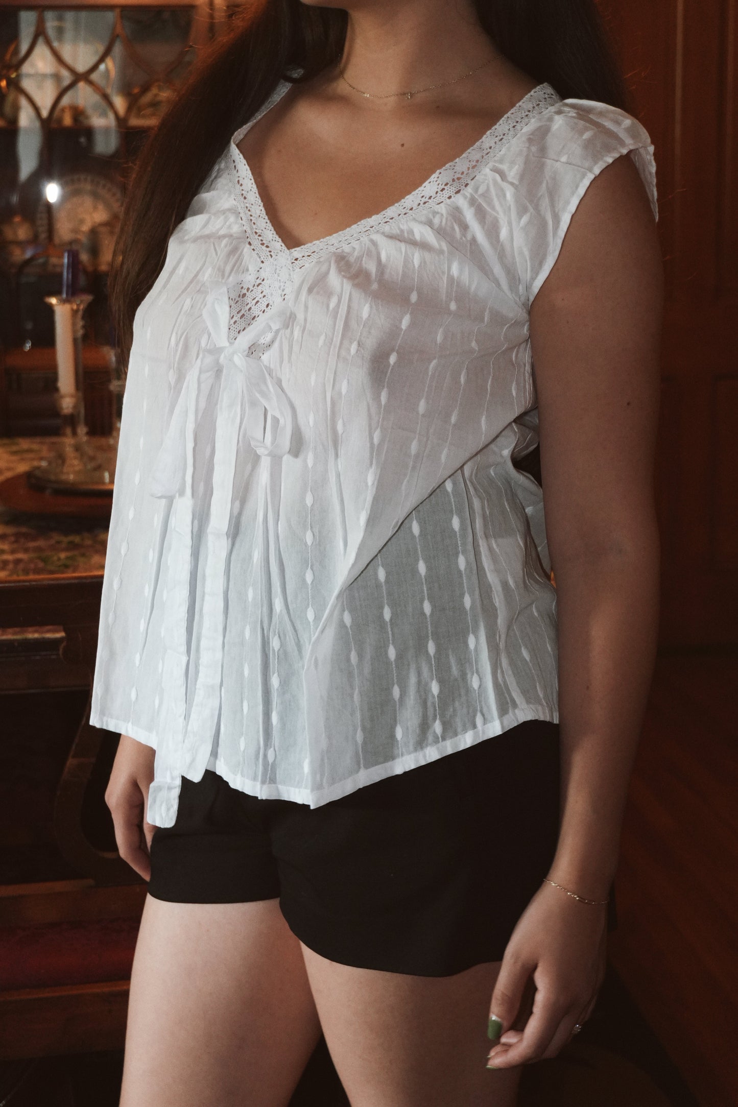 Gracie Tie Blouse
