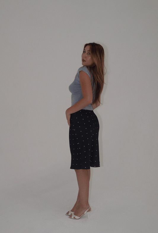 Betty Polka Dot Midi Skirt