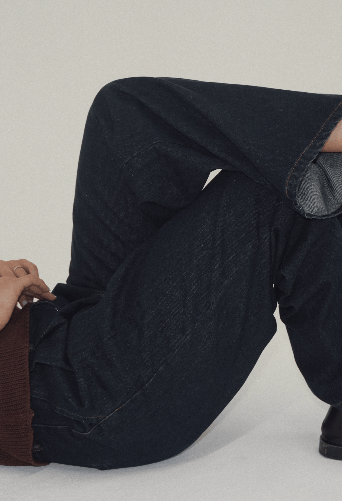 Hailee Low Rise Dark Wash Jean