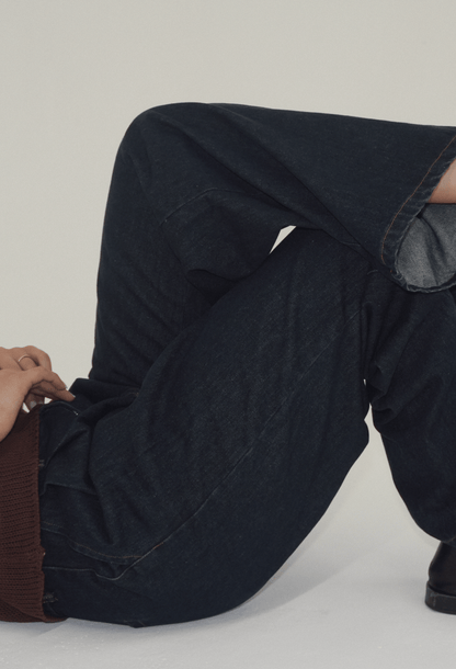 Hailee Low Rise Dark Wash Jean