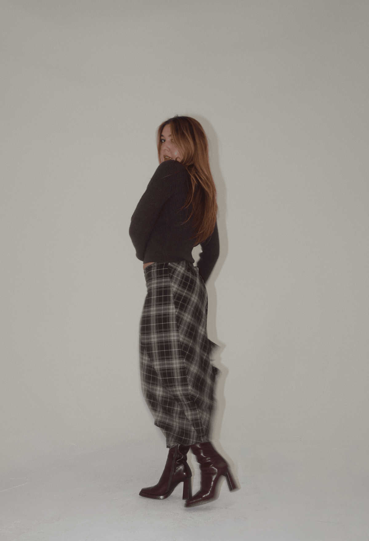 Jamie Plaid Woven Maxi Skirt
