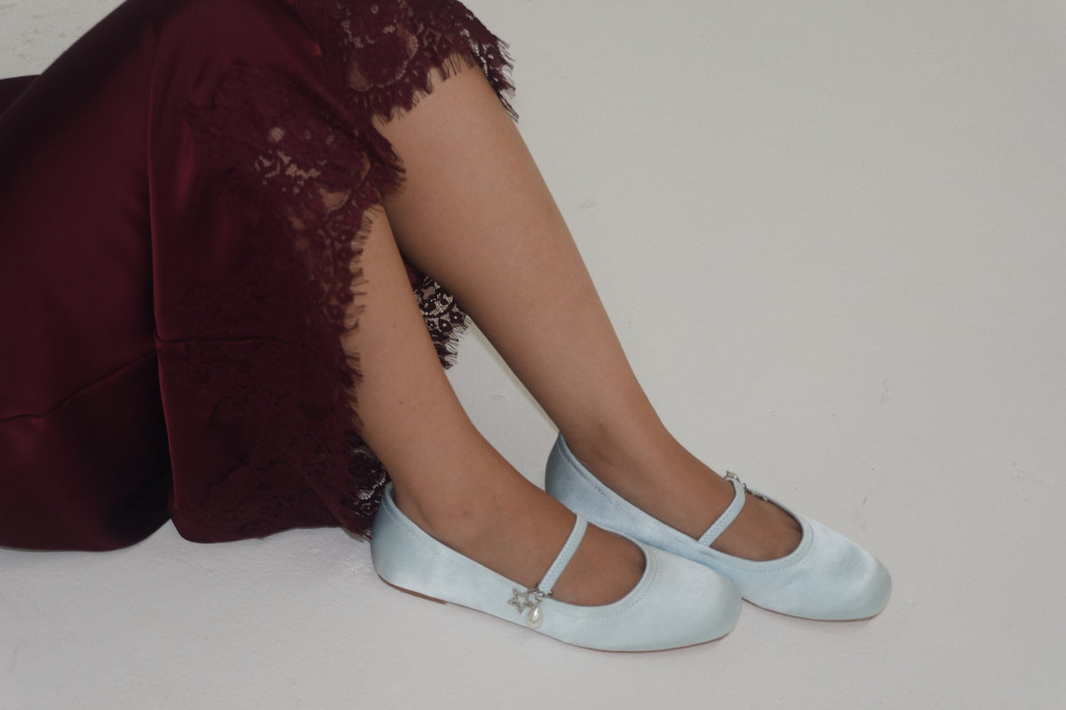 Baby Blue Ballerina Flat