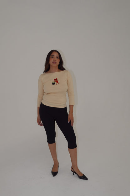 Raven Witch Boatneck Top